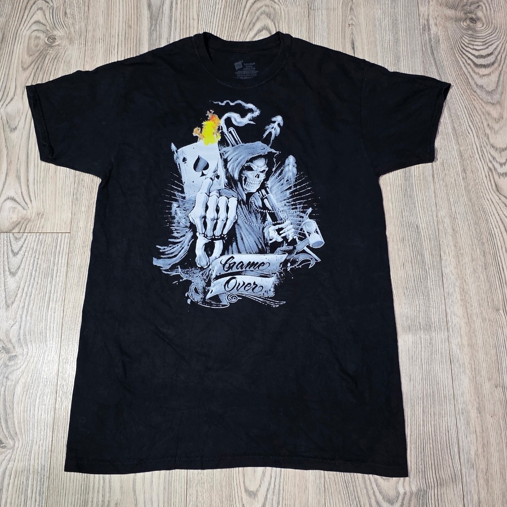 Game Over Grim Reaper Ace Shirt - Men's Medium